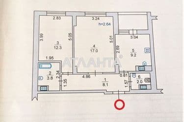 2-кімнатна квартира за адресою вул. 1 травня (площа 58 м²) - Atlanta.ua - фото 14