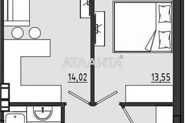 1-кімнатна квартира за адресою вул. Чехова (площа 44,6 м²) - Atlanta.ua - фото 10