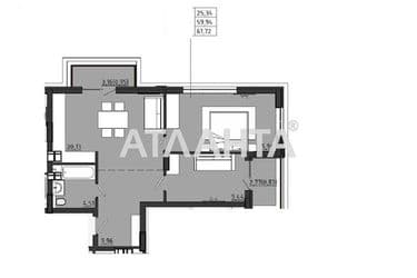 2-кімнатна квартира за адресою вул. Чехова (площа 61,7 м²) - Atlanta.ua - фото 28