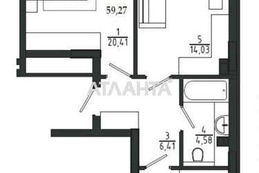 2-кімнатна квартира за адресою вул. Чехова (площа 59,3 м²) - Atlanta.ua - фото 18