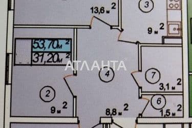 3-комнатная квартира по адресу ул. Штилевая (площадь 53,7 м²) - Atlanta.ua - фото 9