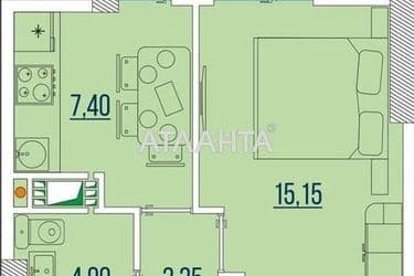 1-room apartment apartment by the address st. Bugaevskaya Instrumentalnaya (area 35 m²) - Atlanta.ua - photo 9