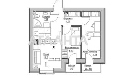 2-кімнатна квартира за адресою 7 км Овідіопольської дор. (площа 39,7 м²) - Atlanta.ua - фото 5