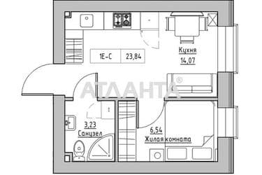 1-комнатная квартира по адресу 7 км овидиопольской дор. (площадь 23,8 м²) - Atlanta.ua - фото 5