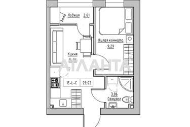 1-комнатная квартира по адресу 7 км овидиопольской дор. (площадь 29,0 м²) - Atlanta.ua - фото 8