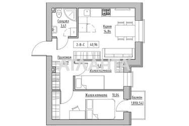 2-комнатная квартира по адресу 7 км овидиопольской дор. (площадь 41,0 м²) - Atlanta.ua - фото 8