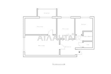 3-комнатная квартира по адресу ул. Кирпичная (площадь 50,3 м²) - Atlanta.ua - фото 34