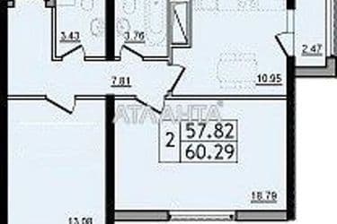 2-rooms apartment apartment by the address st. Sakharova (area 60 m²) - Atlanta.ua - photo 30