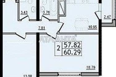 2-кімнатна квартира за адресою вул. Сахарова (площа 60 м²) - Atlanta.ua - фото 32