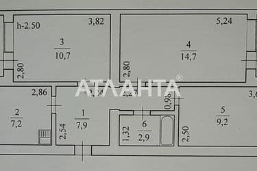3-rooms apartment apartment by the address st. Khmelnitskogo Bogdana (area 57,1 m²) - Atlanta.ua - photo 20