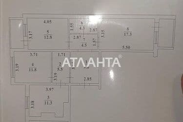 3-rooms apartment apartment by the address st. Chernomorskaya (area 80,3 m²) - Atlanta.ua - photo 34