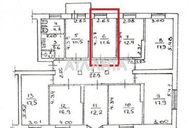 Комунальна квартира за адресою Миколаївська дор. (площа 11,6 м²) - Atlanta.ua - фото 14