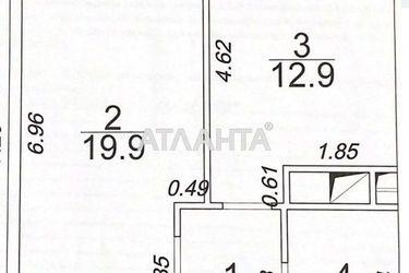 1-кімнатна квартира за адресою вул. Сахарова (площа 40,2 м²) - Atlanta.ua - фото 16