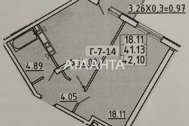 1-room apartment apartment by the address st. Lyustdorfskaya dor Chernomorskaya dor (area 42 m²) - Atlanta.ua - photo 18