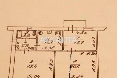 3-кімнатна квартира за адресою вул. Буніна (площа 71 м²) - Atlanta.ua - фото 24