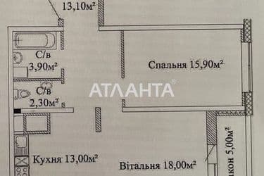 2-rooms apartment apartment by the address st. Varnenskaya (area 69,8 m²) - Atlanta.ua - photo 41