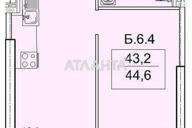 1-кімнатна квартира за адресою Тополиний пров. (площа 44,6 м²) - Atlanta.ua - фото 18