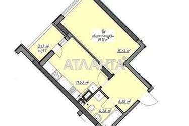 1-room apartment apartment by the address st. Glushko ak pr Dimitrova pr (area 39,1 m²) - Atlanta.ua - photo 10