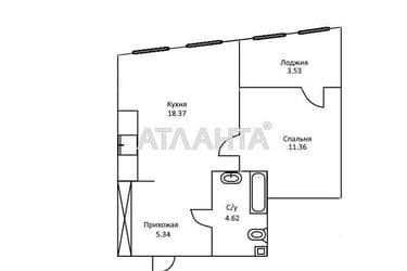 1-room apartment apartment by the address st. Raskidaylovskaya Stanislavskogo (area 42,9 m²) - Atlanta.ua - photo 19