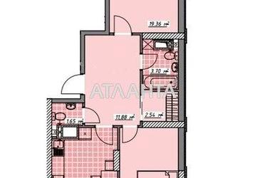 2-rooms apartment apartment by the address st. Kurortnyy per (area 72,7 m²) - Atlanta.ua - photo 30