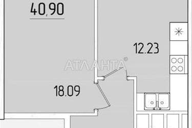 1-room apartment apartment by the address st. Krasnova (area 41 m²) - Atlanta.ua - photo 8