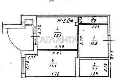 1-room apartment apartment by the address st. Lyustdorfskaya dor Chernomorskaya dor (area 58 m²) - Atlanta.ua - photo 17