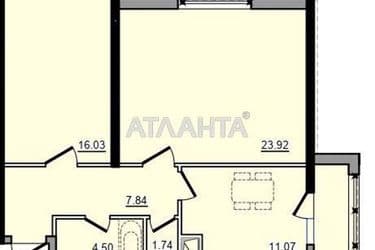2-комнатная квартира по адресу ул. Сахарова (площадь 67,6 м²) - Atlanta.ua - фото 8