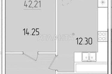 1-room apartment apartment by the address st. Krasnova (area 41,9 m²) - Atlanta.ua - photo 10