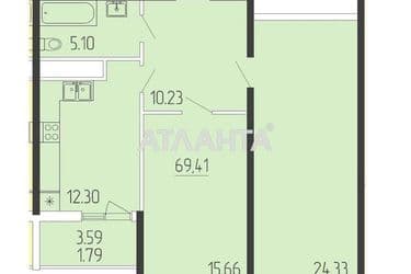 2-кімнатна квартира за адресою вул. Краснова (площа 69,4 м²) - Atlanta.ua - фото 17