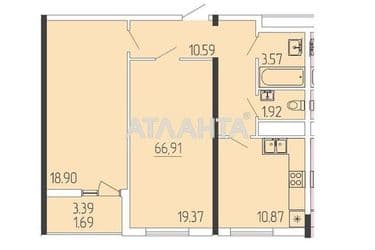 2-rooms apartment apartment by the address st. Krasnova (area 66,9 m²) - Atlanta.ua - photo 14