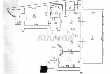 Многокомнатная квартира по адресу Мира пр. (площадь 112 м²) - Atlanta.ua - фото 30