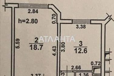 1-кімнатна квартира за адресою вул. Дюківська (площа 44 м²) - Atlanta.ua - фото 12