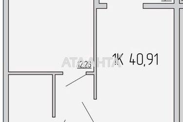 1-комнатная квартира по адресу ул. Каманина (площадь 41 м²) - Atlanta.ua - фото 18