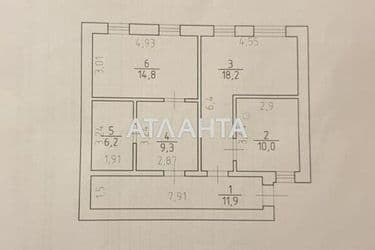 2-кімнатна квартира за адресою вул. Середня (площа 70,4 м²) - Atlanta.ua - фото 22