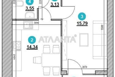1-кімнатна квартира за адресою вул. Героїв Крут (площа 41,2 м²) - Atlanta.ua - фото 23