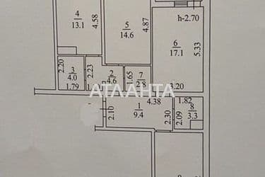 3-rooms apartment apartment by the address st. Prokhorovskaya Khvorostina (area 92,7 m²) - Atlanta.ua - photo 15