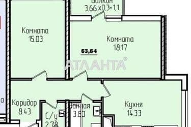 2-rooms apartment apartment by the address st. Genuezskaya (area 64 m²) - Atlanta.ua - photo 40