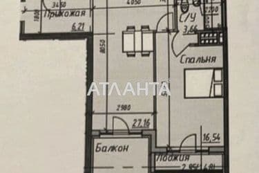 2-комнатная квартира по адресу Маячный пер. (площадь 66,2 м²) - Atlanta.ua - фото 17