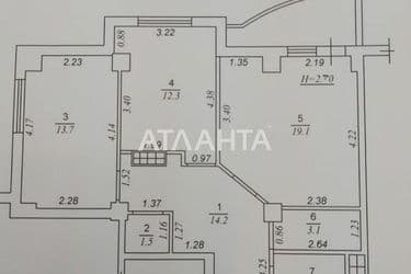 2-комнатная квартира по адресу ул. Бочарова ген. (площадь 72,5 м²) - Atlanta.ua - фото 7