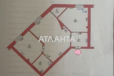 3-кімнатна квартира за адресою вул. Паркова (площа 72 м²) - Atlanta.ua - фото 19