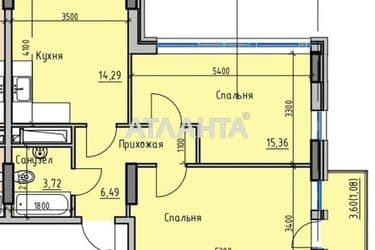 2-кімнатна квартира за адресою вул. Радісна (площа 59,8 м²) - Atlanta.ua - фото 3