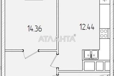 1-room apartment apartment by the address st. Krasnova (area 42,3 m²) - Atlanta.ua - photo 18