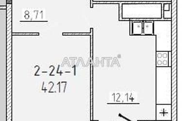 1-room apartment apartment by the address st. Krasnova (area 41,8 m²) - Atlanta.ua - photo 10