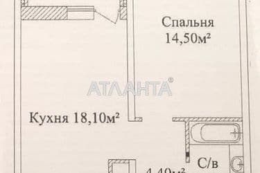 1-комнатная квартира по адресу ул. Жаботинского (площадь 45 м²) - Atlanta.ua - фото 14