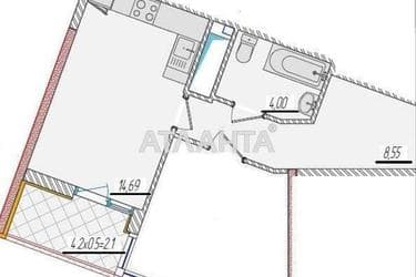 1-room apartment apartment by the address st. Krasnova (area 40,9 m²) - photo 14 1-room apartment apartment by the address st. Krasnova (area 40,9 m²) - Atlanta.ua - photo 14