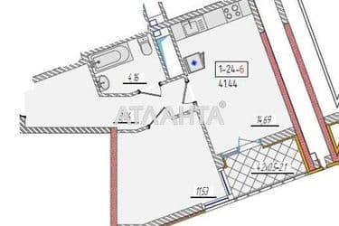 1-кімнатна квартира за адресою вул. Краснова (площа 40,6 м²) - Atlanta.ua - фото 8