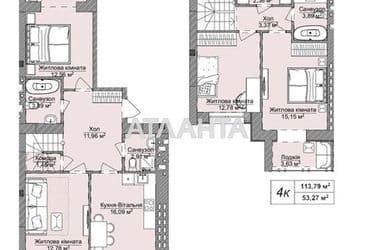 4+-rooms apartment apartment by the address st. Dnepropetr dor Semena Paliya (area 113,8 m²) - Atlanta.ua - photo 4