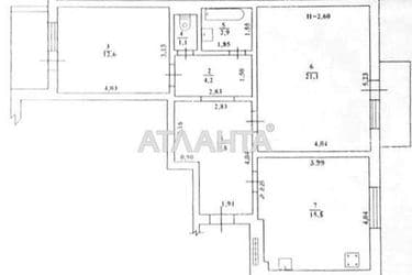 2-кімнатна квартира за адресою вул. Паркова (площа 70,4 м²) - Atlanta.ua - фото 24