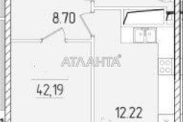 1-кімнатна квартира за адресою вул. Краснова (площа 41,8 м²) - Atlanta.ua - фото 11