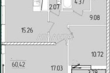 2-rooms apartment apartment by the address st. Krasnova (area 60,2 m²) - Atlanta.ua - photo 12